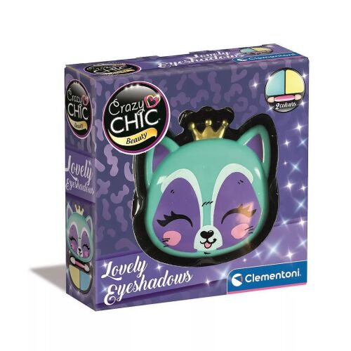Crazy Chic Fox szemhéjfesték szett Clementoni 173760945 - Gyerek smink és szépségjáték