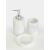 Aberto Design Bathroom Set (3 Pieces) White
Silver Flora - White, Silver 173776729