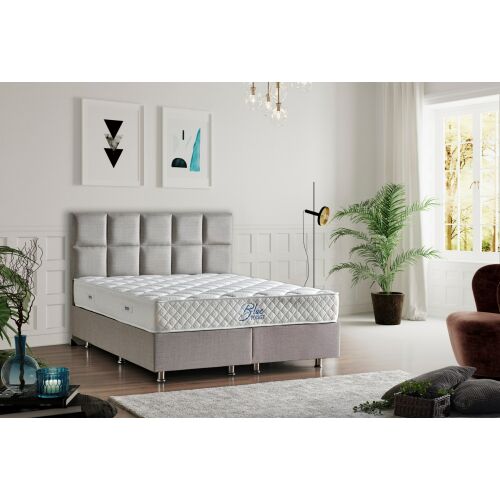 Hanah Home Matrac Fehér Kék Táskarugós RollPack 90x200 Egyszemélyes 173776550 - Ortopéd matrac