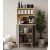 Hanah Home Többcélú szekrény Zafír tölgy Antracit Parma 2 - Zafír tölgy, Antracit 173778445