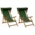 vidaXL Hintaágy 2 pcs 3 Pozíció Tömör Eukaliptusz Fa Zöld 173796090