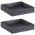 vidaXL Kerti cserép 2 db Antracitszürke 100 x 100 x 20 cm 173797340