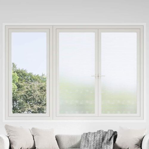 vidaXL Öntapadó Ablakfólia Matt csíkok 60 x 500 cm PVC 173799153 - Ablakfólia