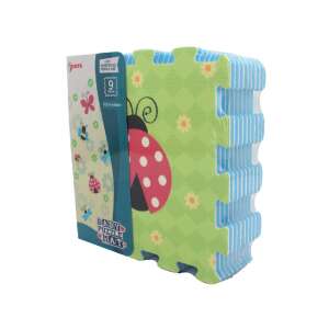 9-teilige Baby-Puzzlematte mit Marienkäfer-, Bienen-, Schmetterlings- und Blumenmotiven, perfekt zum Krabbeln und Spielen - Babys & Toddler