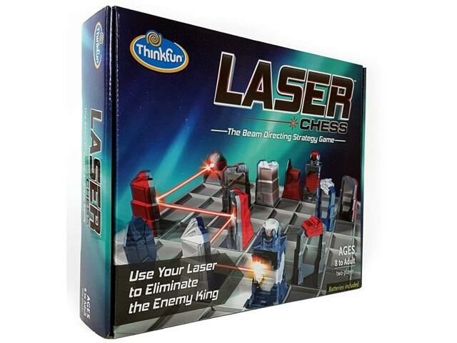 ThinkFun Laser Chess: Stratégiai logikai játék lézerrel 