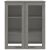 vidaXL HAMAR tömör fenyőfa bővítőelem világosszürke 85 x 35 x 100 cm 173876352