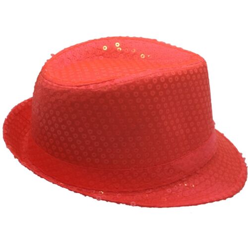 Flitteres kalap, neon pink