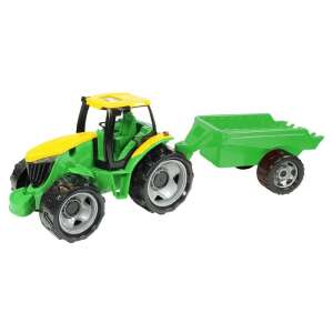LENA: Óriás traktor utánfutóval - zöld, 94 cm 93275085 Játék autók