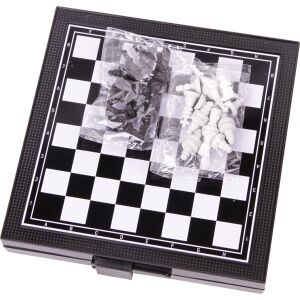 Set de jocuri de masă magnetice de călătorie 3 în 1 141868125 - Domino, șah