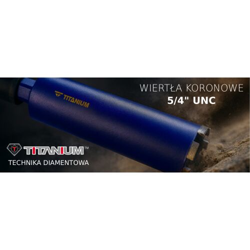 Gyémánt magfúró beton lyukfűrészhez 255mm 450mm TITANIUM 174037741 - Szerszám tartozék