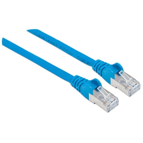 Manhattan 740975 S/FTP Cat7 RJ45 600MHz (Cat6a 500MHz) Patch Kábel 5m - Kék