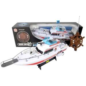Remote control fireboat, 44 cm, with water cannon, radio controlled boat, rescue boat, toy boat, kids toy - Remote control vehicle
