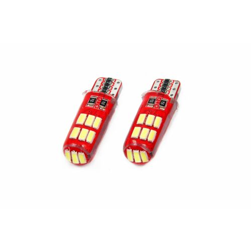 CANBUS kompatibilis T10e W5W 12 SMD SILCA fehér 12V LED autóizzó készlet, versenyautókhoz vagy off-road használatra 174110225 - AMiO
