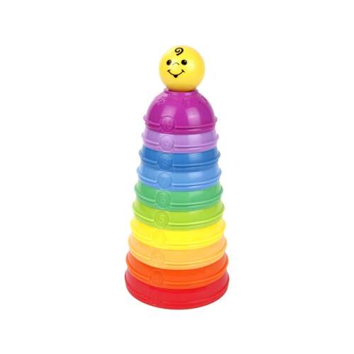 Fisher-Price 10-dijelna šarena piramida od šalica 93310311