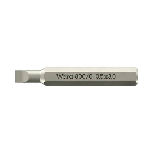 Wera 800 Micro Egyenes hornyú bit 3 mm 1 db 174137179 - Bitfej
