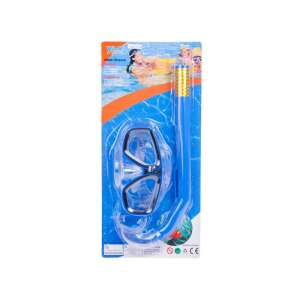 Blaue Taucherbrille und Schnorchel Set, Schwimmbrille und Schnorchel, Tauchausrüstung, Schnorchelset, Kinder Tauchset, Schwimmzubehör, Wassersport Ausrüstung - Tauchen