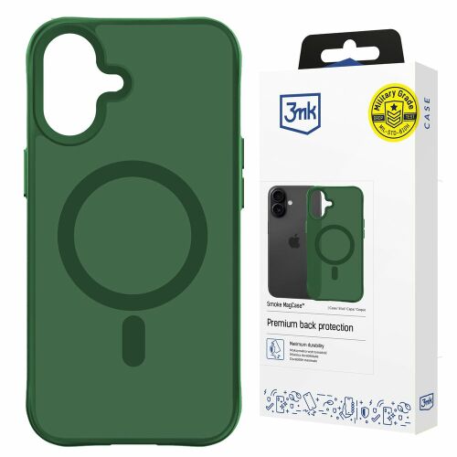 3mk Smoke MagCase iPhone 17-hez - zöld-áttetsző 174191278 - Telefon
