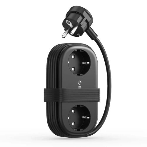 Orico AP3 20W GaN 5 az 1-ben elosztó 2x AC + 2x USB-A + 1x USB-C - fekete 174193000 - Elosztó