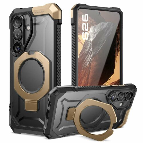 Supcase UB Grip Mag MagSafe tok Samsung Galaxy S26-hoz - fekete és barna 174194877 