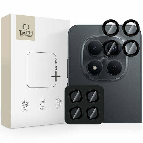 Tech-Protect Camring Fit+ kameravédő tok Xiaomi Redmi Note 15 Pro 5G / 15 Pro+ készülékhez - fekete 174195376 - Telefontok