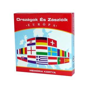 Országok és zászlók Európa memóriakártya 93300796 Memória játékok