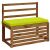vidaXL Pad párnák SOEST 2 db 100% poliészter Fényes zöld 177528809