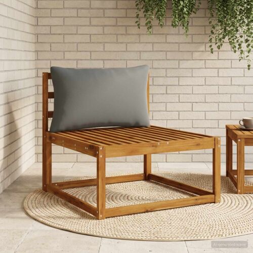 vidaXL Hátpárna PUTTEN 100% poliészter Antracitszürke 70 x 40 x 15 cm 177529709 - Kerti bútor kiegészítő