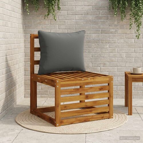 vidaXL Hátpárna PUTTEN 100% poliészter Antracitszürke 50 x 40 x 15 cm 177529725 - Kerti bútor kiegészítő