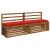 vidaXL Padpárna SOEST 100% poliészter Piros 200 x 40 x 5 cm 177531015