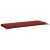 vidaXL Padpárna SOEST 100% poliészter Piros 120 x 40 x 5 cm 177530883