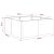 vidaXL Támfal 4 db 100 x 100 x 40 cm Acél Fekete 179500738
