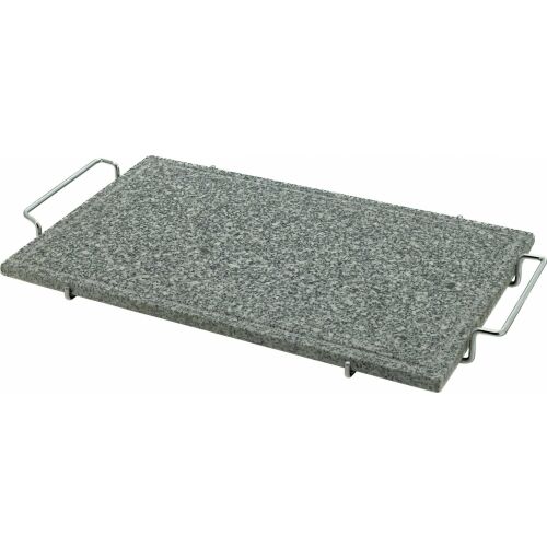 XL Gránit grilllap horonnyal és tartóval 50 x 30 x 1.65 cm 174277038 - Grillezés és kültéri főzés