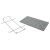 XL Gránit grilllap horonnyal és tartóval 50 x 30 x 1.65 cm 174277038
