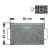 XL Gránit grilllap horonnyal és tartóval 50 x 30 x 1.65 cm 174277038