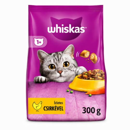 Whiskas Adult - Csirke - Szárazeledel (300g)