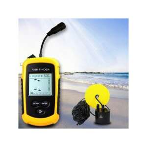 Hordozható halradar, szonár halkereső szett LCD kijelzővel, 100 m hatótávolság