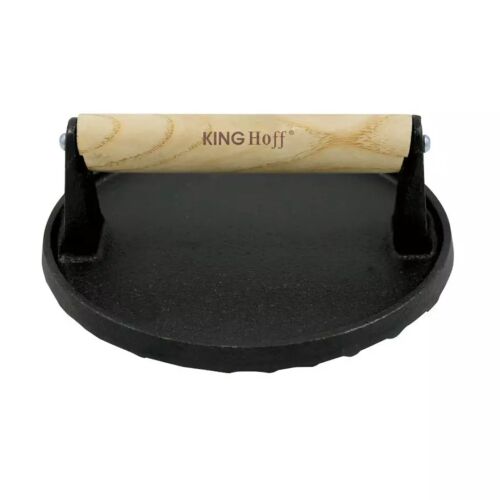 KINGHOFF öntöttvas steak és burger prés KH-1759 174326838 - Grillezés és kültéri főzés