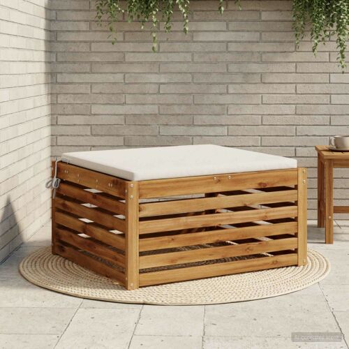 vidaXL 1 darabos ülőpárna SOEST 100% poliészter Fehér 70 x 70 x 3 cm 177406163 - Székpárna