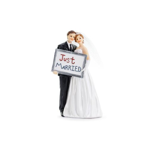 Just Married figura, 14.5 cm 174351600 - Ajándékötlet esküvőre