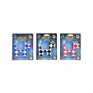 Magic Snake Puzzle-Spielzeug, 3 Farben, Blau, Schwarz, Rot - Logikspiele