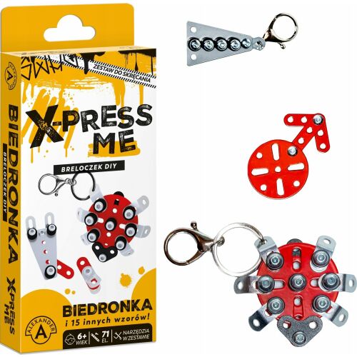 X-press Me kulcstartó DIY katicabogár ALEX 174360567 - Barkács játék