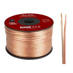 73-322 # Hangszóró vezeték 2x0,50mm átlátszó 99065143 - Hangszóró kábel