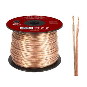 73-325 # Hangszóró vezeték 2x1,50mm átlátszó 45455555 - Hangszóró kábel