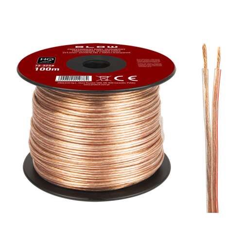 73-325 # Hangszóró vezeték 2x1,50mm átlátszó 45455555