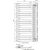 Solaro Design törölközőszárító radiátor 1400x500 mm fehér 174452028