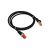 Alantec Patch kábel S/FTP KAT.6A LSOH 1,0 m fekete 175036791