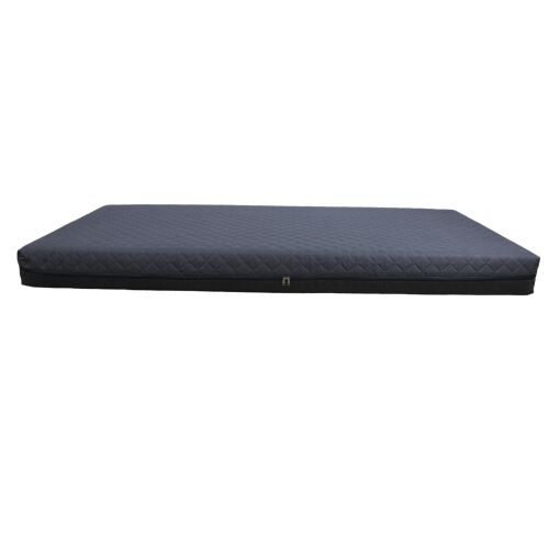 POKROWIEC NA MATERAC PIKOWANY  CIEMNY SZARY 80x180x21