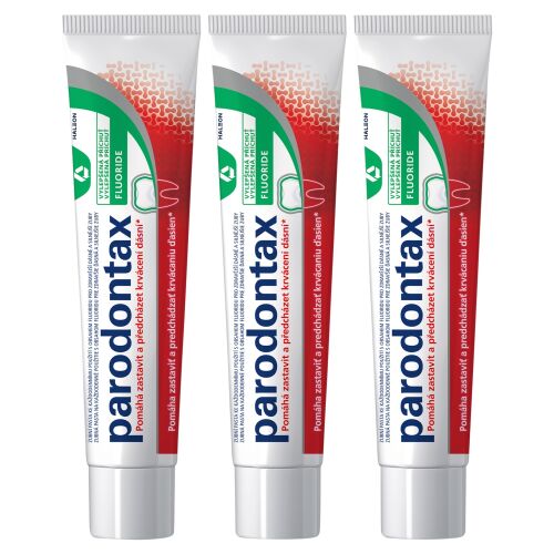 Parodontax fluoridos fogkrém 3x75 ml 174523209 - Fogkrém