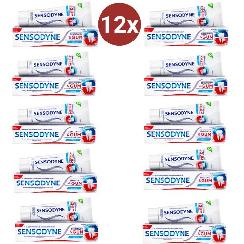 Sensodyne Sensitivity&Gum fogkrém 12x75ml