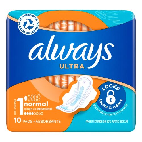 Mindig helyezzen be (10 db/fólia) Ultra Normal 174523800 - Intimbetét